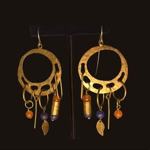 Gorgeous DVF Goldtone Earrings